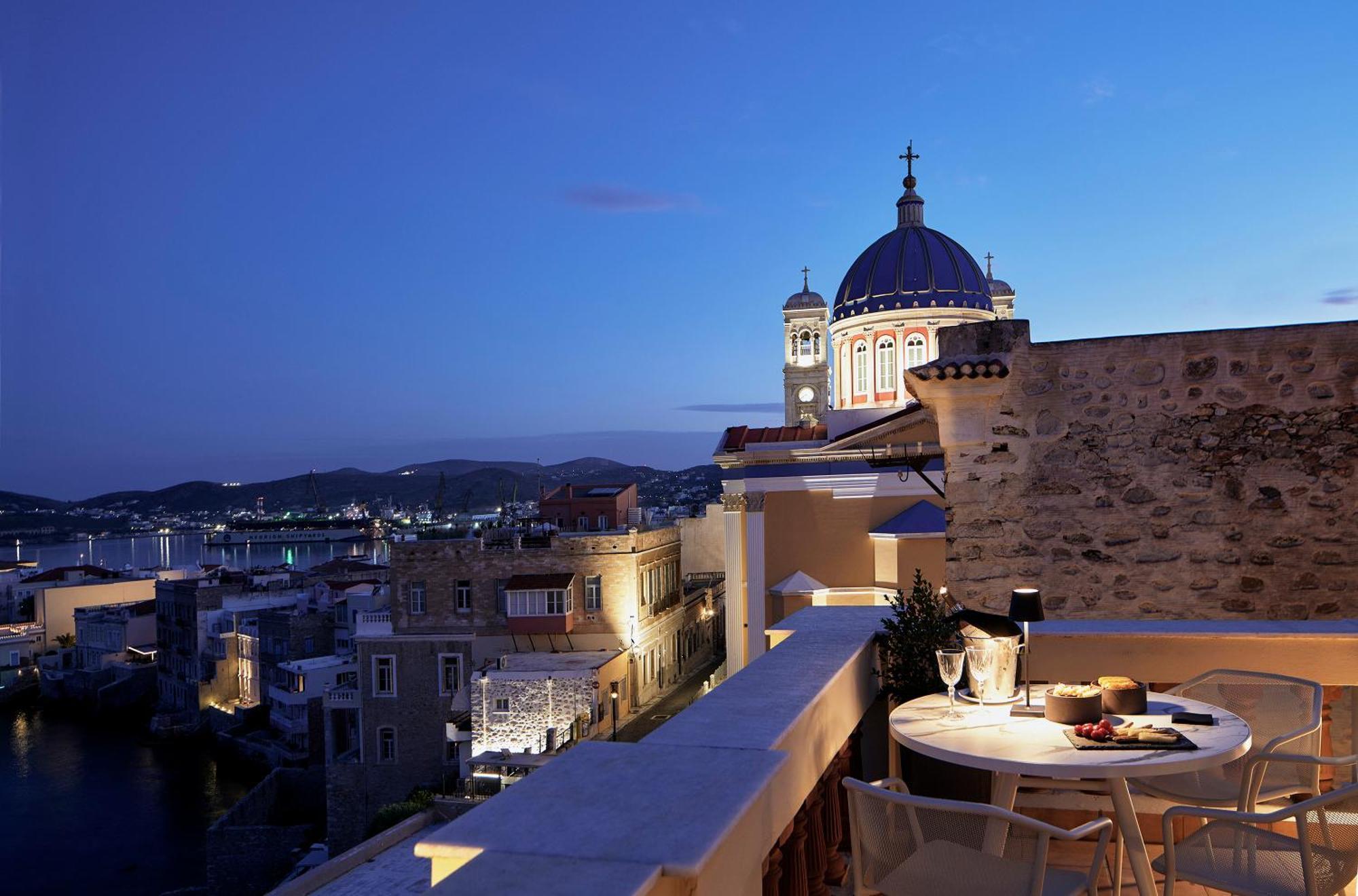 Syrou Melathron Hotel Ermoupoli Exterior photo